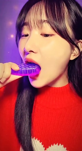 ASMR Eating Galaxy Honeycomb 💎✨