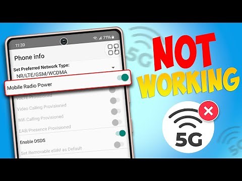 Fix 5G Not Working on Samsung galaxy Phone