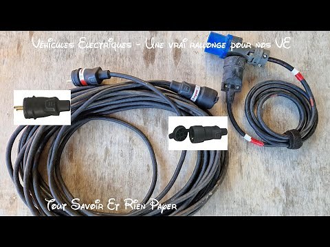 Véhicules Electriques - Une vrai rallonge pour recharger nos VE