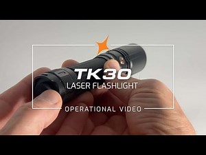 Fenix TK30 LEP Laser Flashlight Features and Demonstration Video