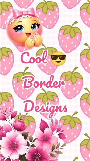 4 Simple Drawing Border Design for Project Front Page ✨Beautiful Drawing Ideas for Title Page Design