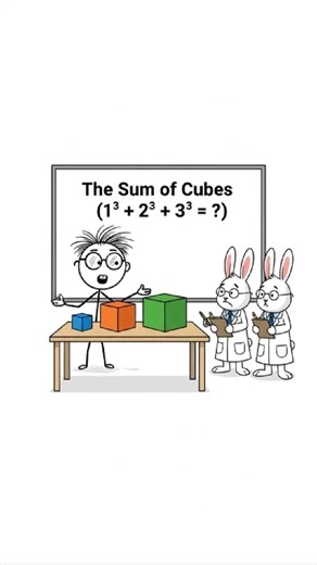 1^3 + 2^3 + 3^3 Why is this a SQUARE