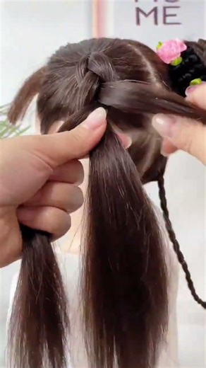 How to Create a Cute Clover Bun for Kids - Braiding Tutorial