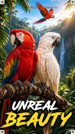 You’ve Never Seen Macaws This Beautiful 🦜 | World of nature tv 📸 #Shorts