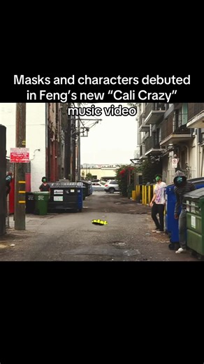 Masks and characters debuted in Feng’s new “Cali Crazy” music video #feng #fengeveryday #weekendrockstar #ukunderground #calicrazy