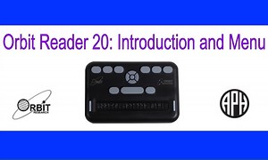 Orbit Reader 20: Introduction and Menu
