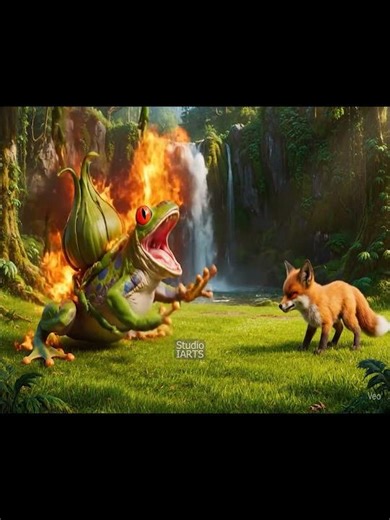 Bulbasaur vs Vulpix - Realistic Pokemon, Realistic Battle