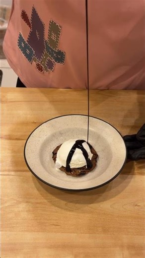 Cookie ice cream at Brewtalk cafe ahmedabad