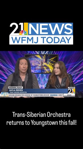 Al Pitrelli and Kayla Reeve appeared with Steve Vesey on WFMJ Today, announcing that this year’s holiday show will be kicked up a notch! | 21 WFMJ
