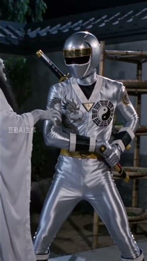 Ninja Silver Ranger VS Female Ghost in Hong Kong 80s Horror Style (银色忍者大战女鬼)（香港80年代恐怖风格) 银影神忍