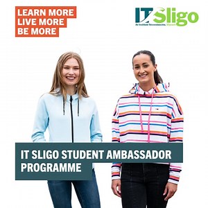 Are you interested in being an ambassador for IT Sligo?  We're recruiting a team of student ambassadors for the 2021/22 academic year. There’s lots of ways to help out – from sharing your student story, capturing social media content, taking part in open days and much more!  Closing date for applications is 8th October 2021, apply here ➡️ https://www.itsligo.ie/cao/student-ambassadors/ | ATU Sligo & ATU St Angelas | Facebook