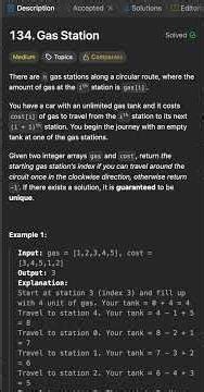 Greedy Algorithm You Must Know 🔥 | LeetCode 134 - Gas Station