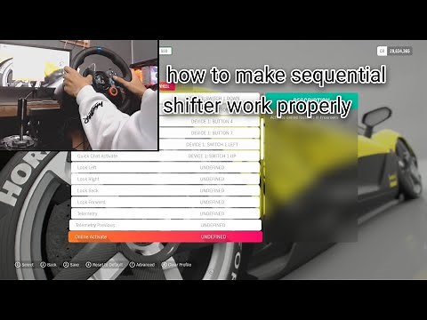 How To Make Sequential Shifter Work On Forza Horizon 4