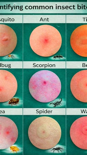 Insect Bites: How to Identify Them ?