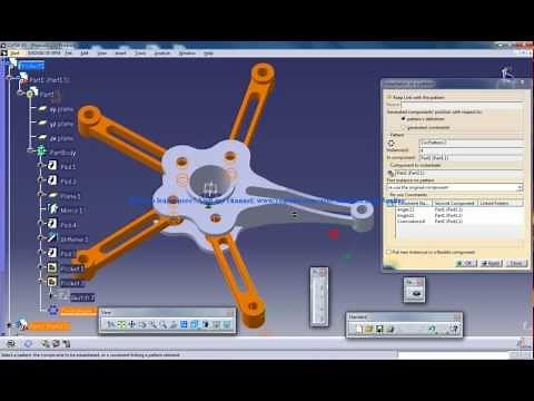 Catia V5 Powerful Tricks #135|Assembly Design|Reuse Pattern without generated constraint