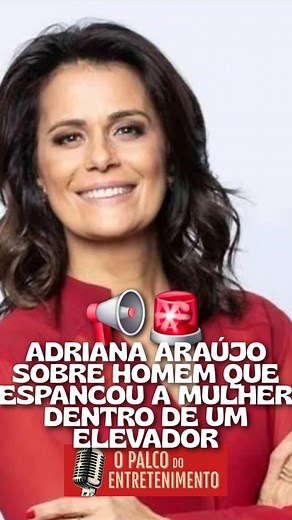 O Palco do Entretenimento on Instagram: "Durante o "Jornal da Band" desta segunda-feira (28/07), a jornalista Adriana Araújo se manifestou com indignação ao comentar o caso da tentativa de feminicídio ocorrida dentro de um elevador, em que uma mulher teve o rosto desfigurado após ser brutalmente agredida com cerca de 60 socos pelo namorado, Igor Cabral. Em tom firme, Adriana classificou como um "escárnio com toda a sociedade" a possibilidade de o agressor responder ao processo em liberdade. A jo