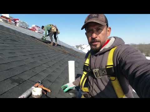 COMO PONER UN PLUMBING BOOT EN UN TUBO RESPIRADERO.