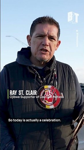 Outside the Florida Prison on the Day of Leonard Peltier's Release