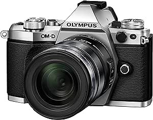 Olympus E-M5 Mark II (Silver) with M.ZUIKO DIGITAL ED 12-50mm F3.5-6.3 EZ (Black) - International Version (No Warranty)