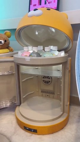 Mini Fridge Restocking That’s Oddly Satisfying and Completely Adorable