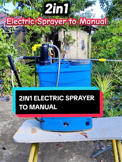 2-in-1 Electric and Manual Sprayer: Versatile Spray Solutions