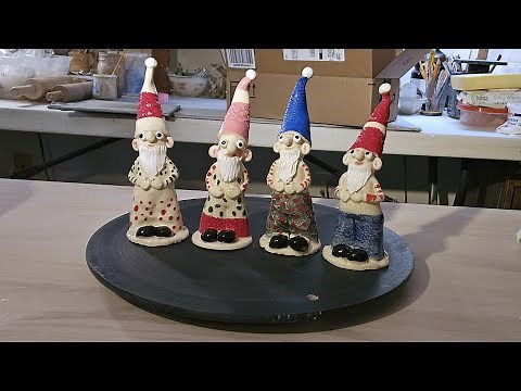 Making a ceramic gnome