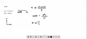 A player passes a basketball to another player who catches it at the same level from which it was thrown. The initial speed of the ball is 7.1 m / s , and it travels a distance of 4.6 m . What were (a) the initial direction of the ball and (b) its time of flight? | Numerade