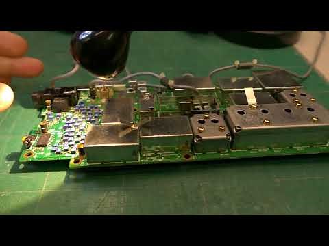 Icom IC 746 with various overhauls and adjustments to be made