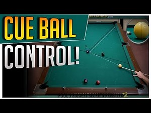 Control the Cue Ball! Full Table Runs Using Stun and Rolling Shots with Only Center Ball!