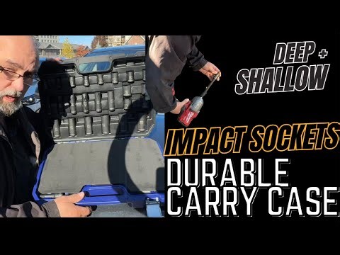 Honest Review5 PCS CrV Steel Socket Set Deep &Shallow Impact Kit WORKPRO