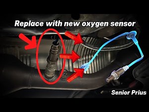 Fix Engine Code P0137 Replace an Oxygen Sensor Air Fuel Ratio Sensor Toyota Prius 2nd Generation