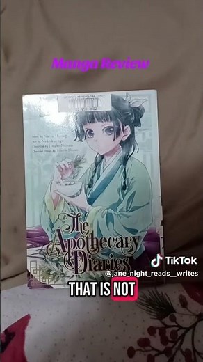 Book Review: The Apothecary Diaries Vol 1 #manga