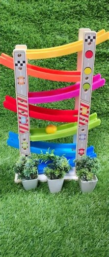 🎨 Colorful Car Slide ASMR – Soothing Toy Sounds for Relaxation