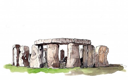 世界著名建筑系列之《巨石阵》