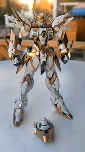 White gold color scheme 🤍💛 Wing Gundam 💥💥#gundam #gunpla | takaramodel