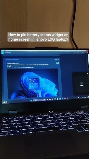 1.lenovo vantage 2.System tools(Power)3.lenovo vantage widget#lenovoloq#lenovo#battery #widget