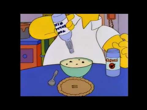 The Simpsons - Homer's Improvised Breakfast