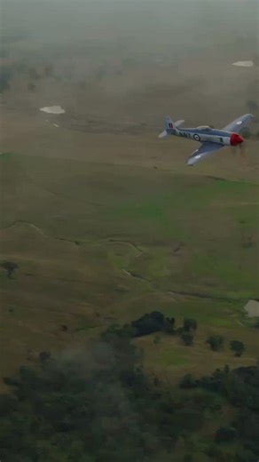 @paulbennetairshows Cloud Sea Fury Surfing 🏄‍♂️🔥! The Sea Fury is known to have been the fastest single-piston-engined fighter ever designed and built and boasts speeds much faster than most iconic WWII fighters. Originally fitted with a Bristol Centaurus radial engine, the engine in this Sea Fury was replaced with a 3050hp twin-row 18-cylinder Curtiss-Wright R3350-26 radial during its life as a racer in the USA. ‘Southern Cross’ was formerly known as the Reno Air Race competitor ‘Sawbones’. I