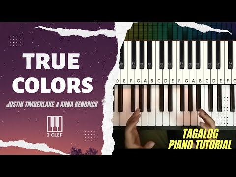 TRUE COLORS | Simplified Piano Tutorial
