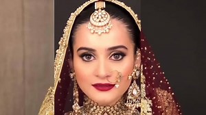 36K views · 899 reactions | Actress Aiman Khan Full BRIDAL MAKEUP Video | Makeup Tutorials and Tips | Facebook