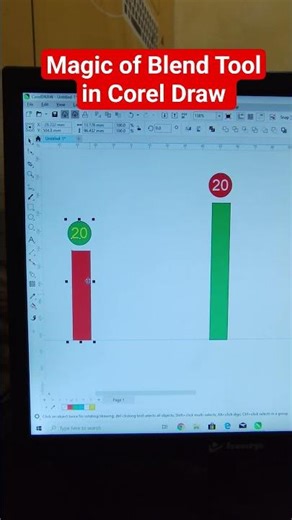 Magic of Blend Tool in Corel Draw