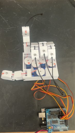 Demo of 3D Printed robotic hand.