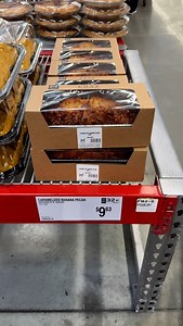 🚨 NEW in the Sam’s Club bakery! 🚨 Say hello to the Caramelized Banana Pecan Loaf 🍌🥮 …and wow, does this one look delicious! Here’s what you need to know: ✨ Baked fresh in-club daily 🍌 Made with real bananas 🥮 About 12 slices per loaf 💲 $9.63 each 🥳 Topped with caramel crunchy pecans I’m super excited about this one! Stay tuned because my full review drops tomorrow! 👀✨ #SamsClub #MembersMark #FoodReview #SamsClubFoodReview #SamsClubFoodReviews #SamsClubFood #Dessert #NewFood #FoodReview 