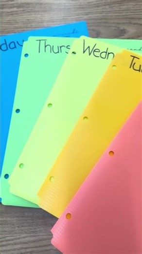 Classroom organization tip! I love folders, but bins and baskets work too! #1stgrade #teacher