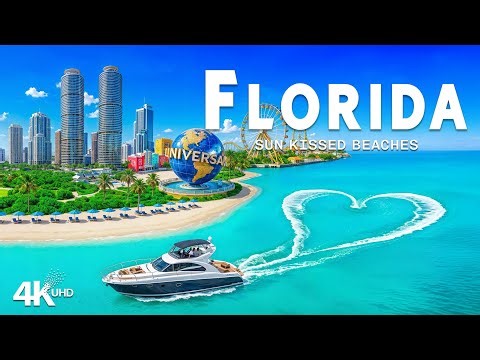[4K] Florida 2025 🇺🇸 Explore Stunning Beaches & Vibrant City Vibes with Deep House Chill