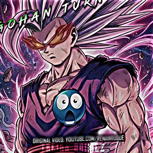 THE TIME GOHAN GIVE -- EVIL SMILE TO CELL NOW ' I AM GONNA FINISH THIS '.