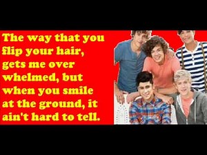 One Direction- What makes you beautiful lyrics