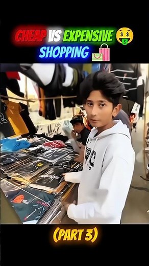 CHEAP VS EXPENSIVE 🤑 SHOPPING 💯! #vampireyt #vampo #cheap #expensive ‪@Vampoyt109‬