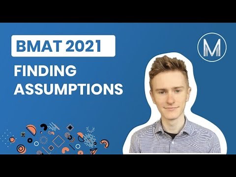 BMAT Preparation – Finding & Recognising Assumptions