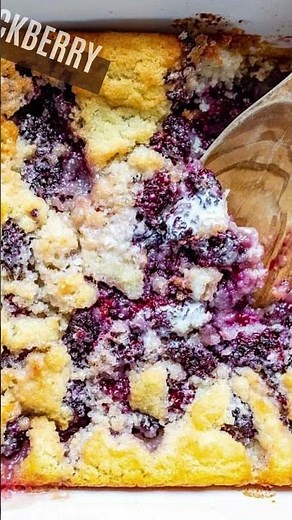 EASY BLACKBERRY COBBLER